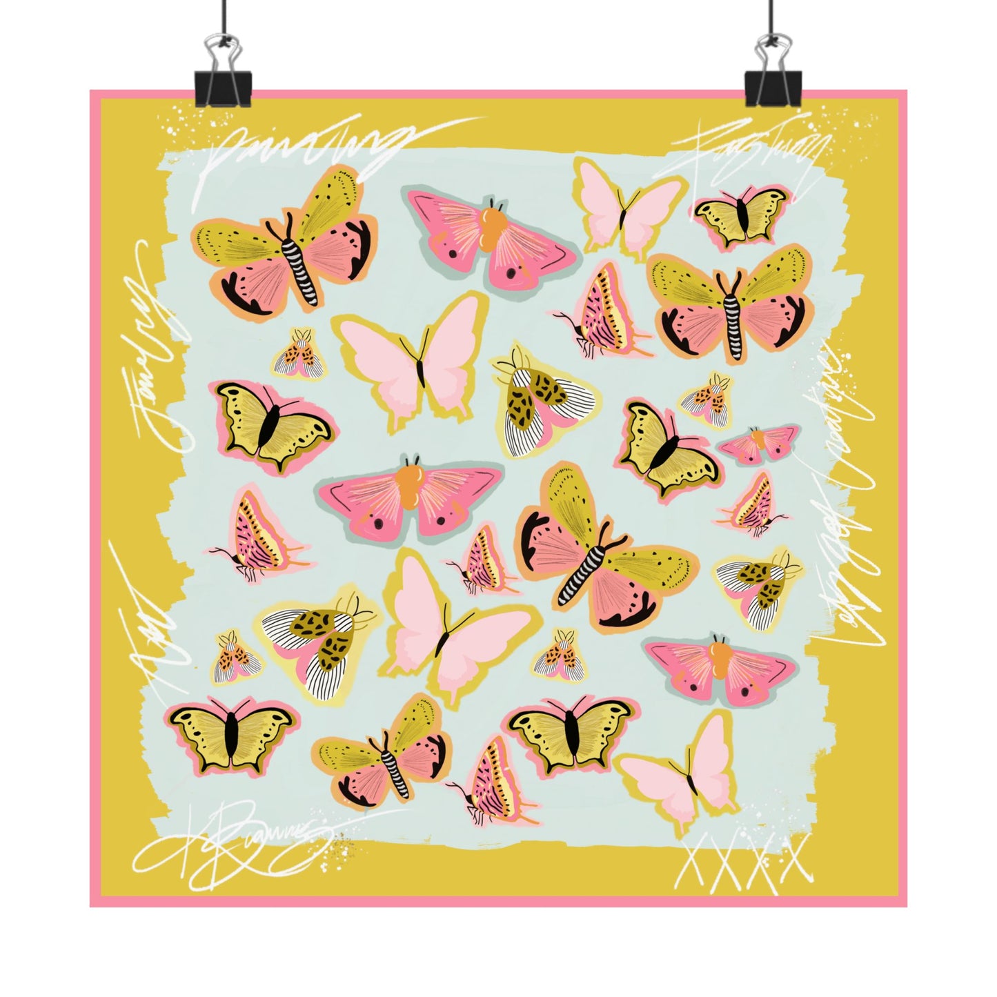 Butterfly Muse Scarf Photo Print