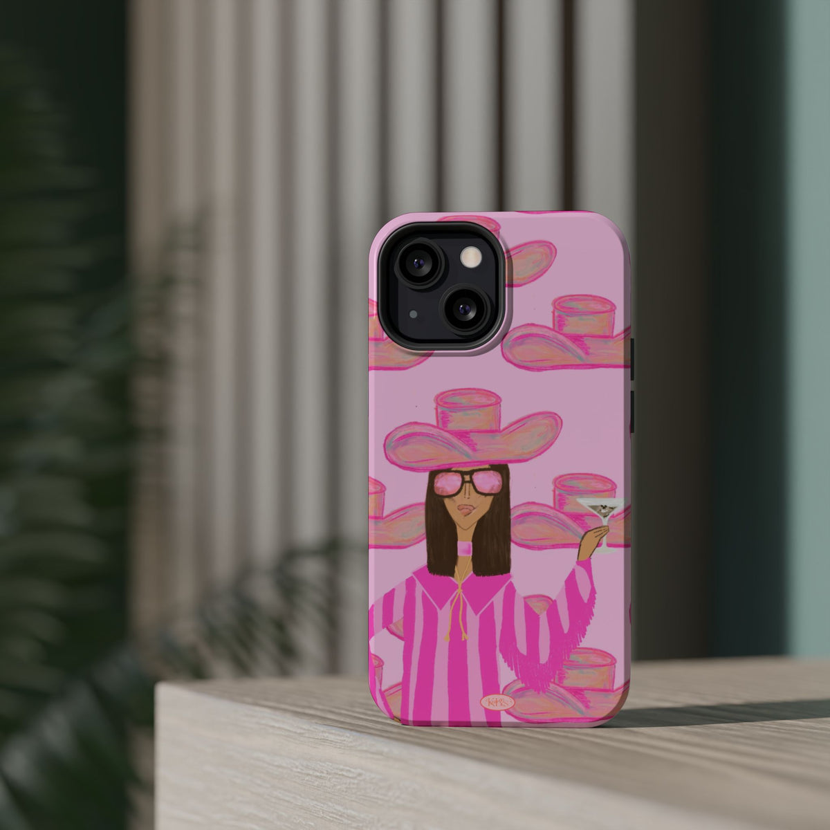 Cocktail Cowgirl MagSafe Case - Pink