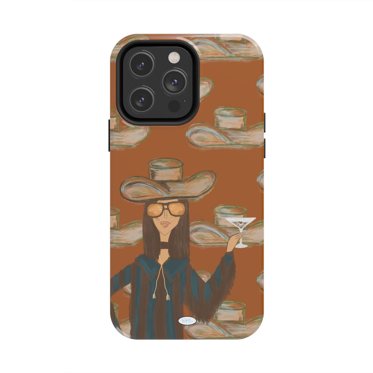 Cocktail Cowgirl Tough Case for iPhone