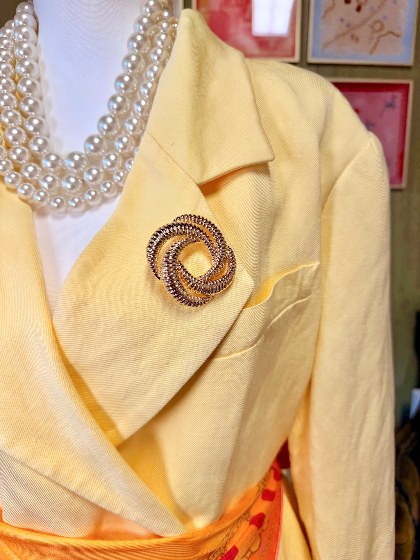 Atelier Twist Brooch