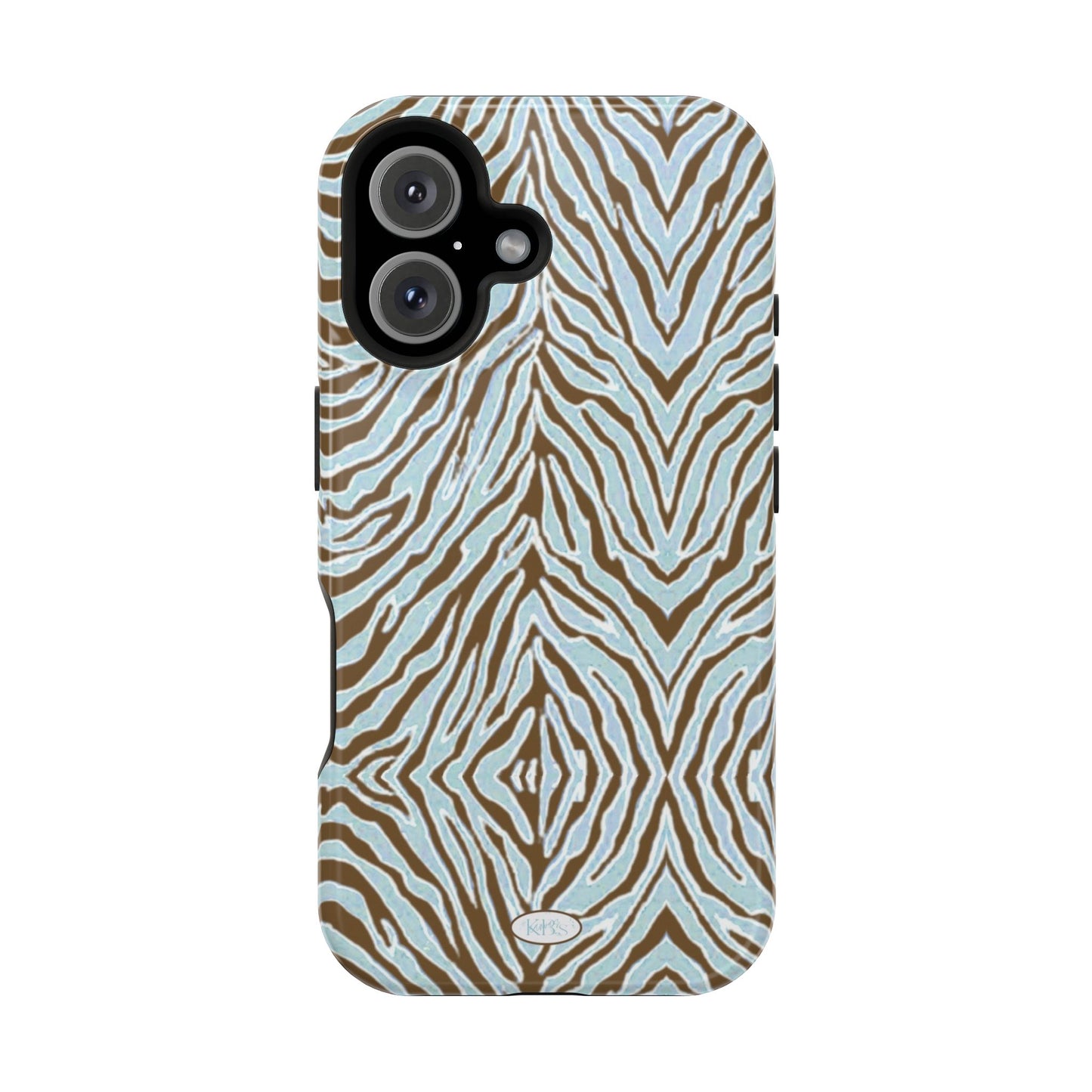 Zebra Bleu Mag Safe Case for iPhone