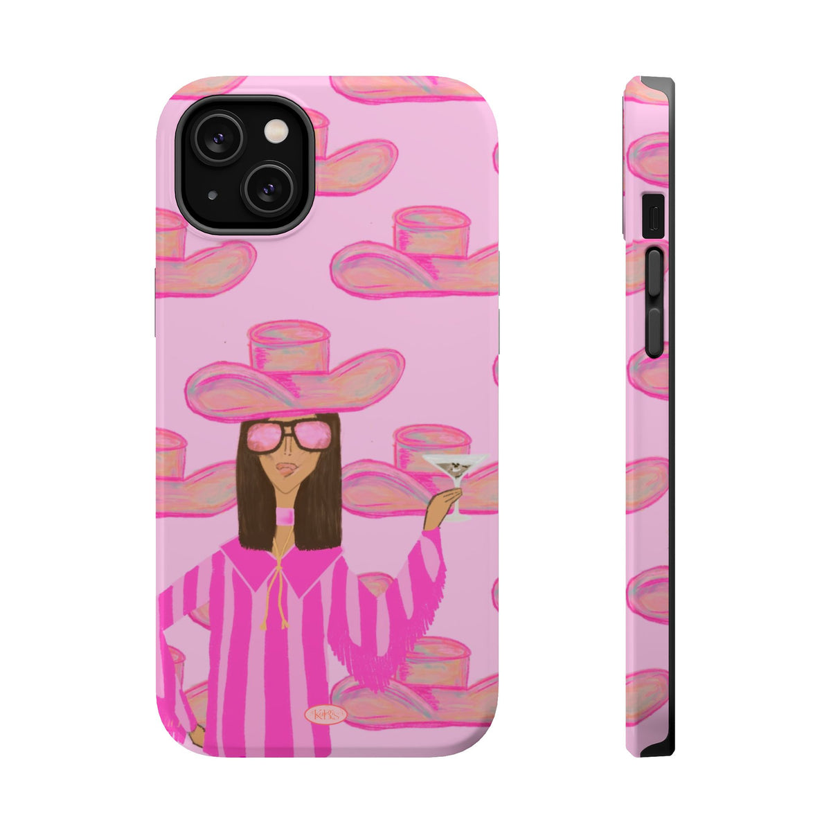 Cocktail Cowgirl MagSafe Case - Pink