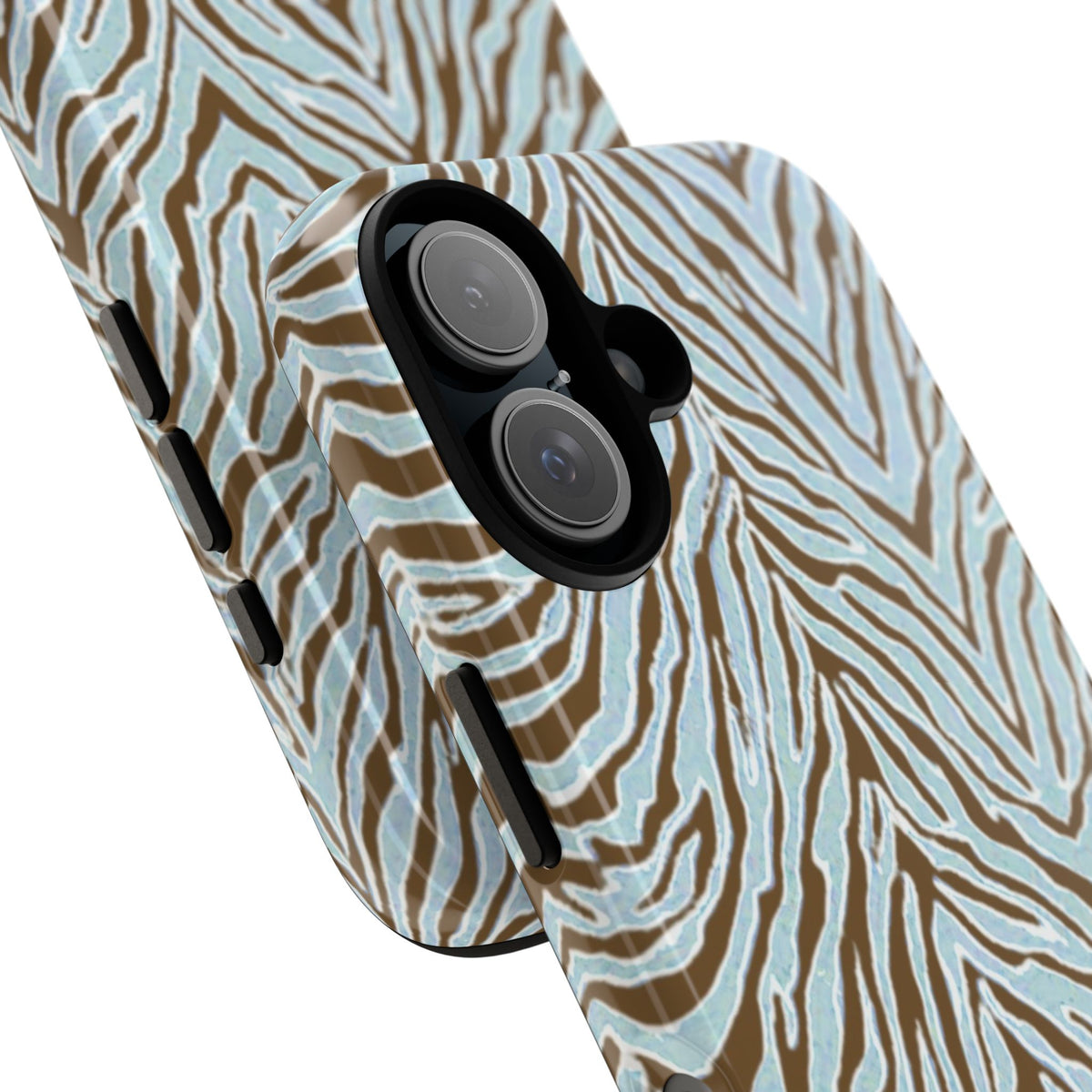 Zebra Bleu Tough Case for iPhone