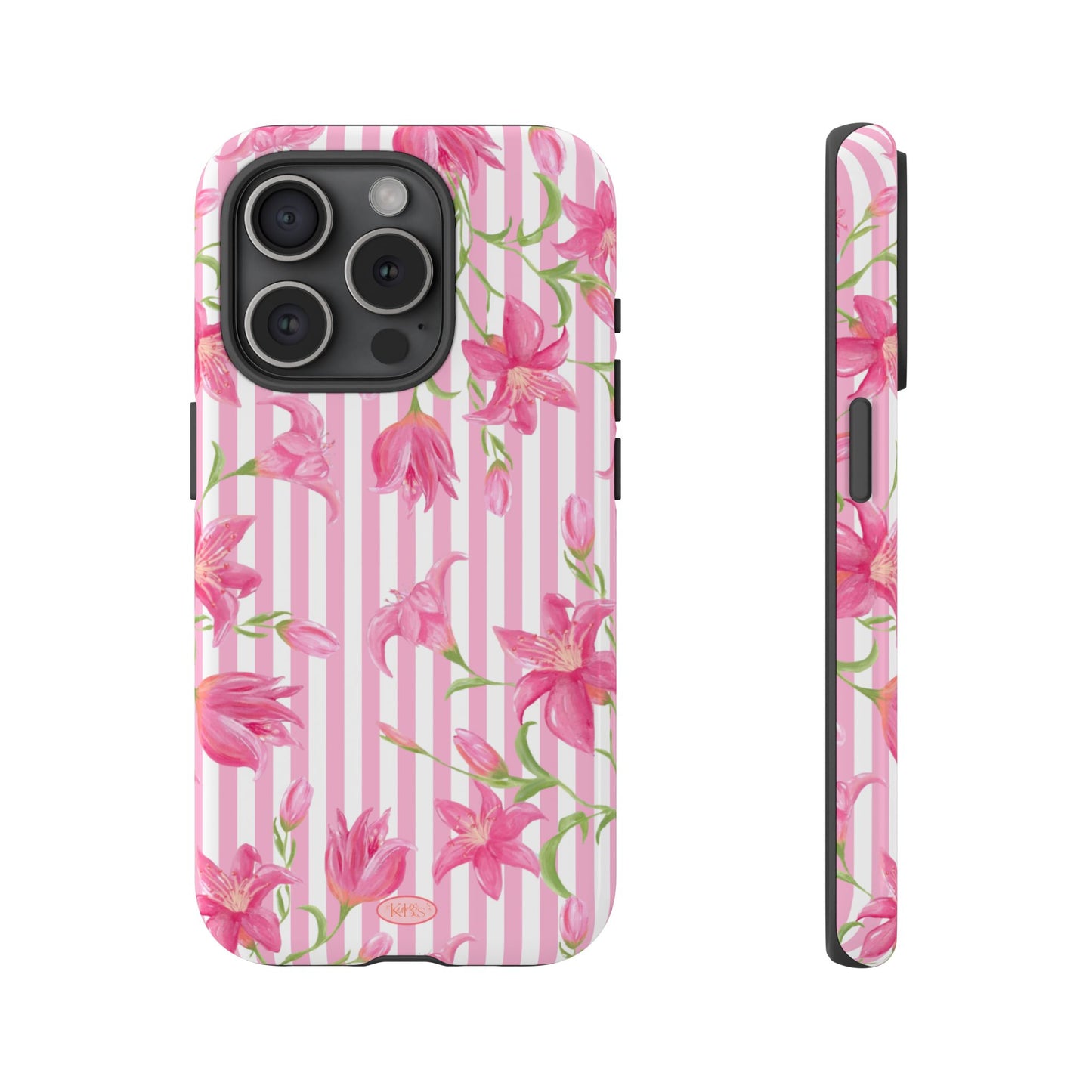 Azalea Stripe Tough Case for iPhone - Pink