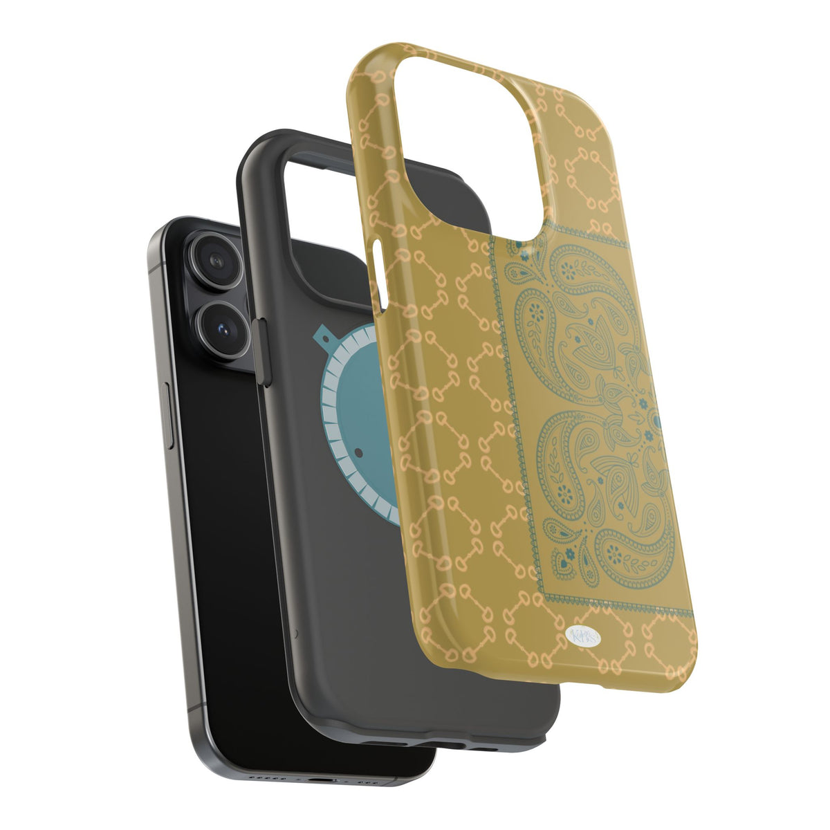 Horsebit Bandana Mag Safe Case for iPhone