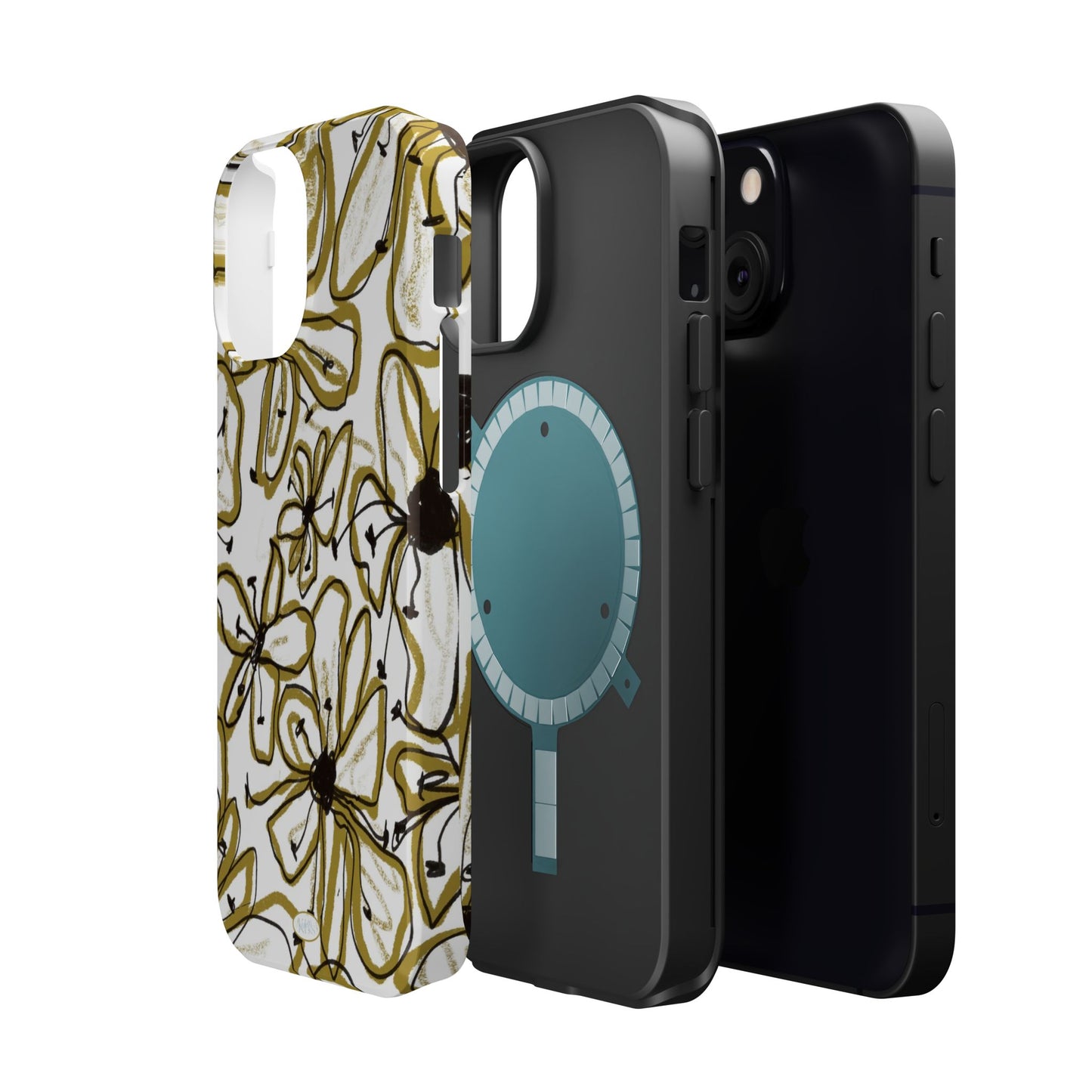 Floral Sketch Mag Safe Case for iPhone