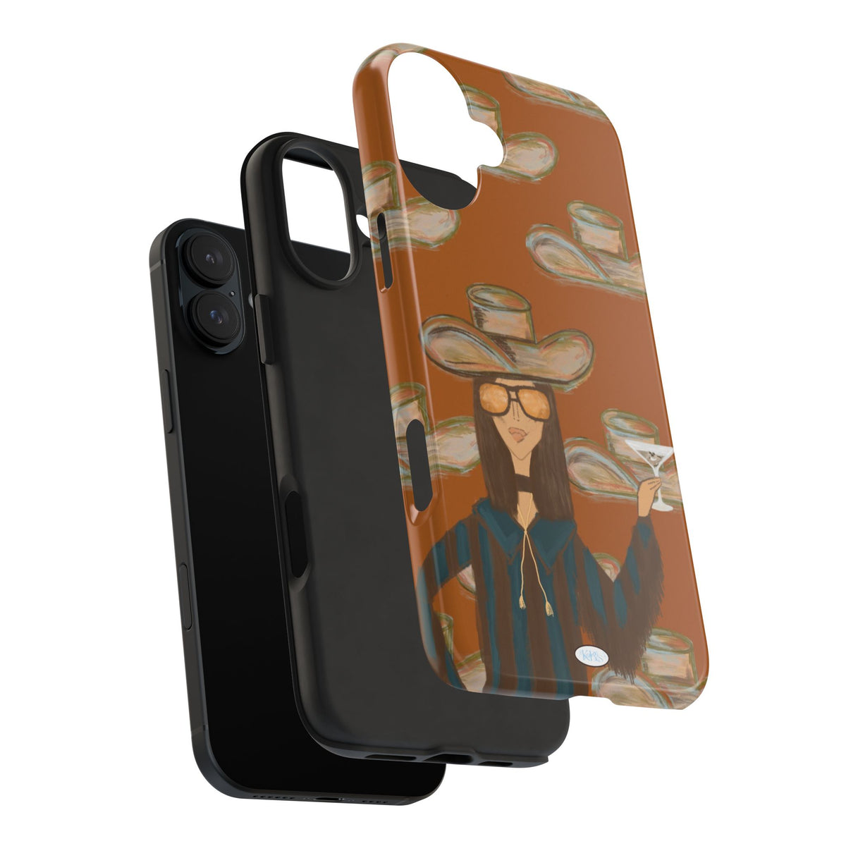 Cocktail Cowgirl Tough Case for iPhone