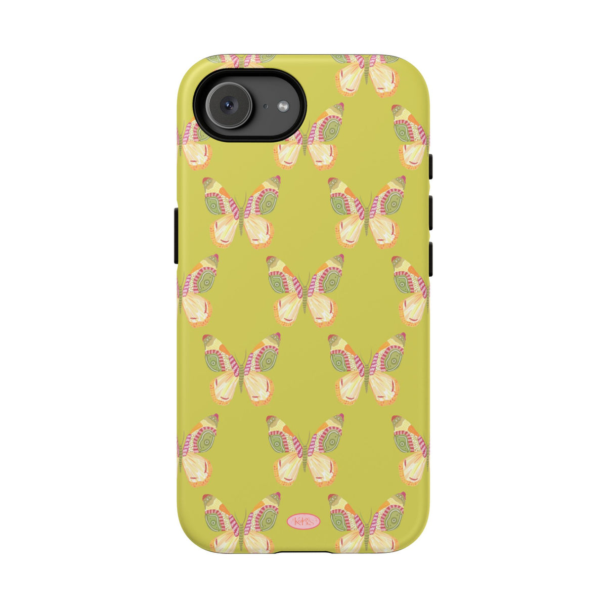 Flutter Pattern Tough Case - Green