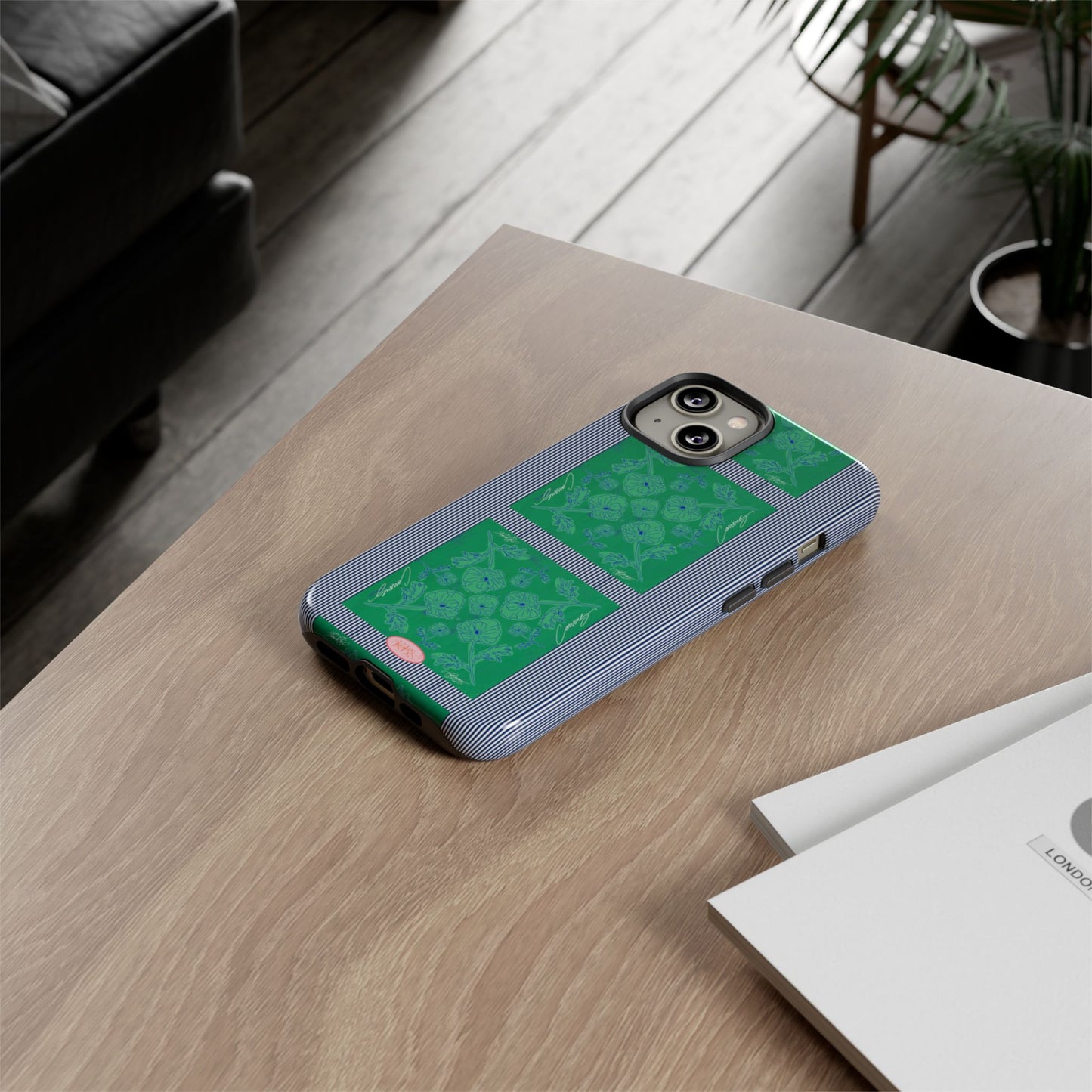 Flora Bloom Scarf Tough Case for iPhone