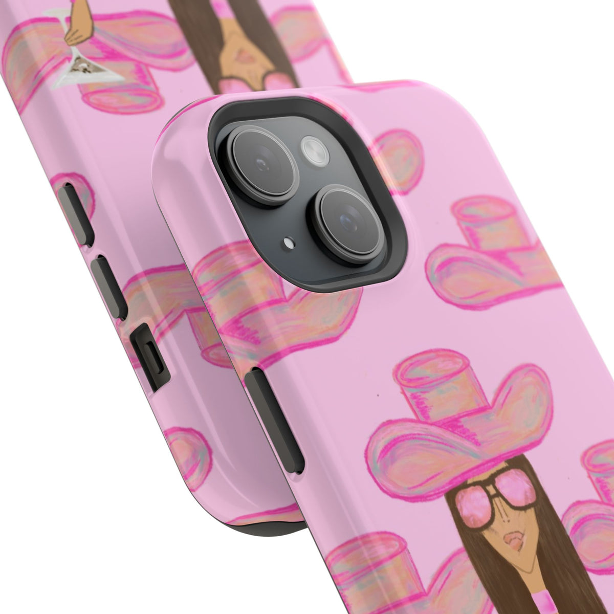 Cocktail Cowgirl MagSafe Case - Pink