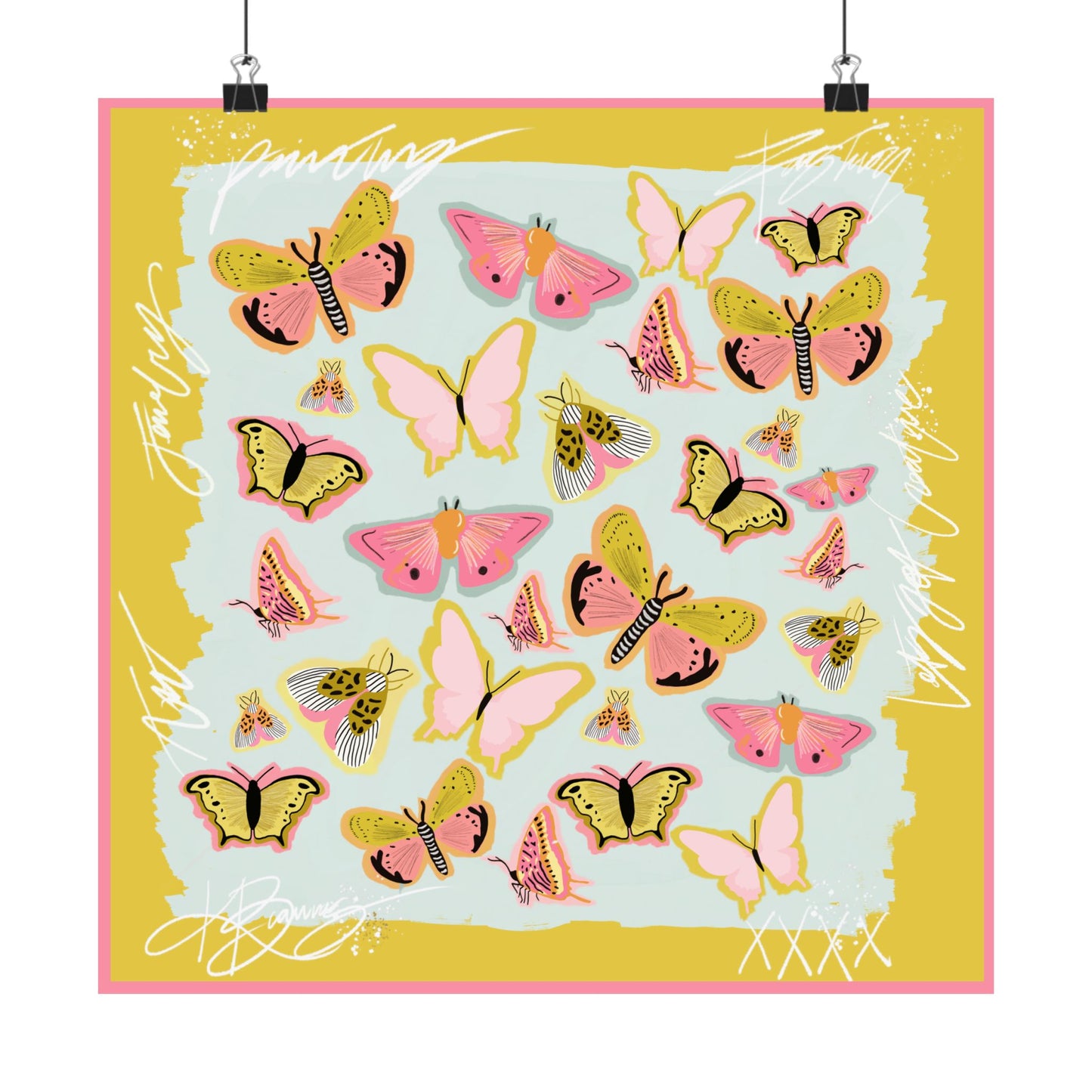 Butterfly Muse Scarf Photo Print