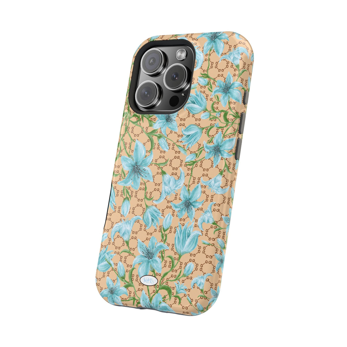 Horsebit Fleur Mag Safe Case for iPhone