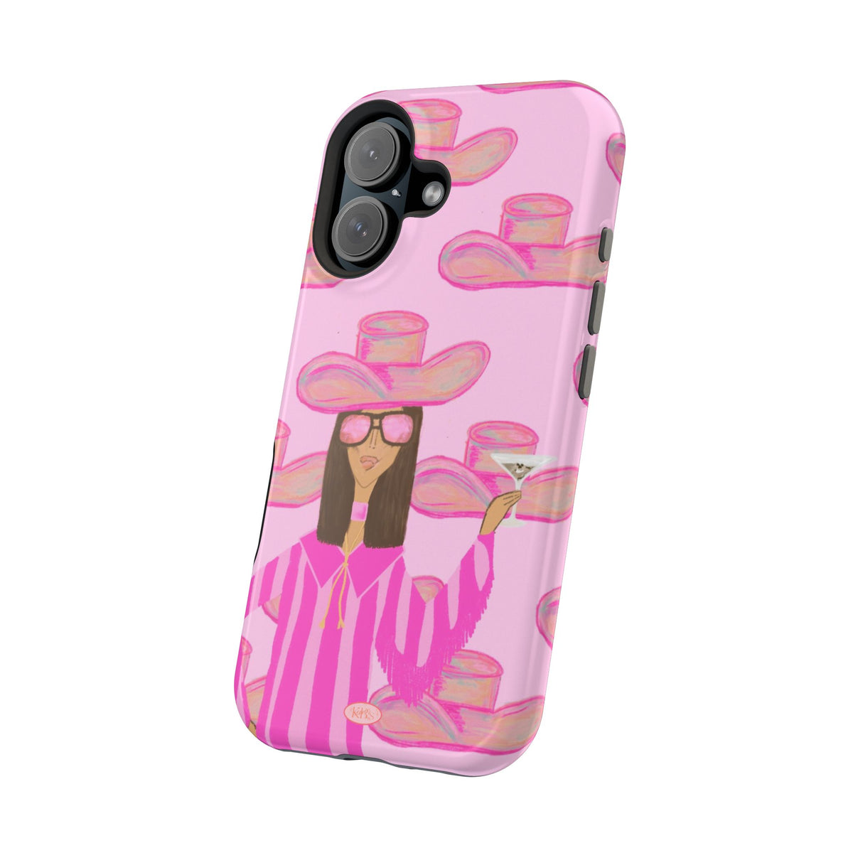 Cocktail Cowgirl MagSafe Case - Pink