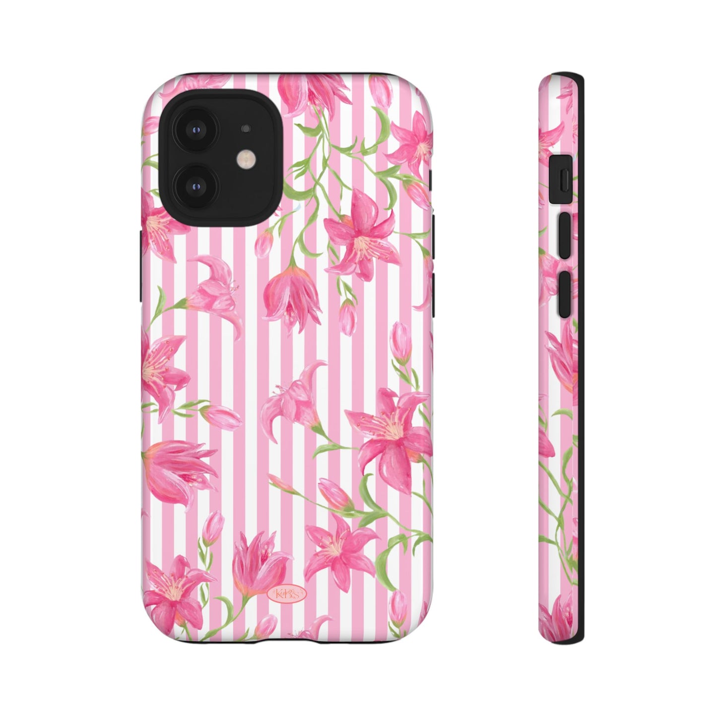 Azalea Stripe Tough Case for iPhone - Pink