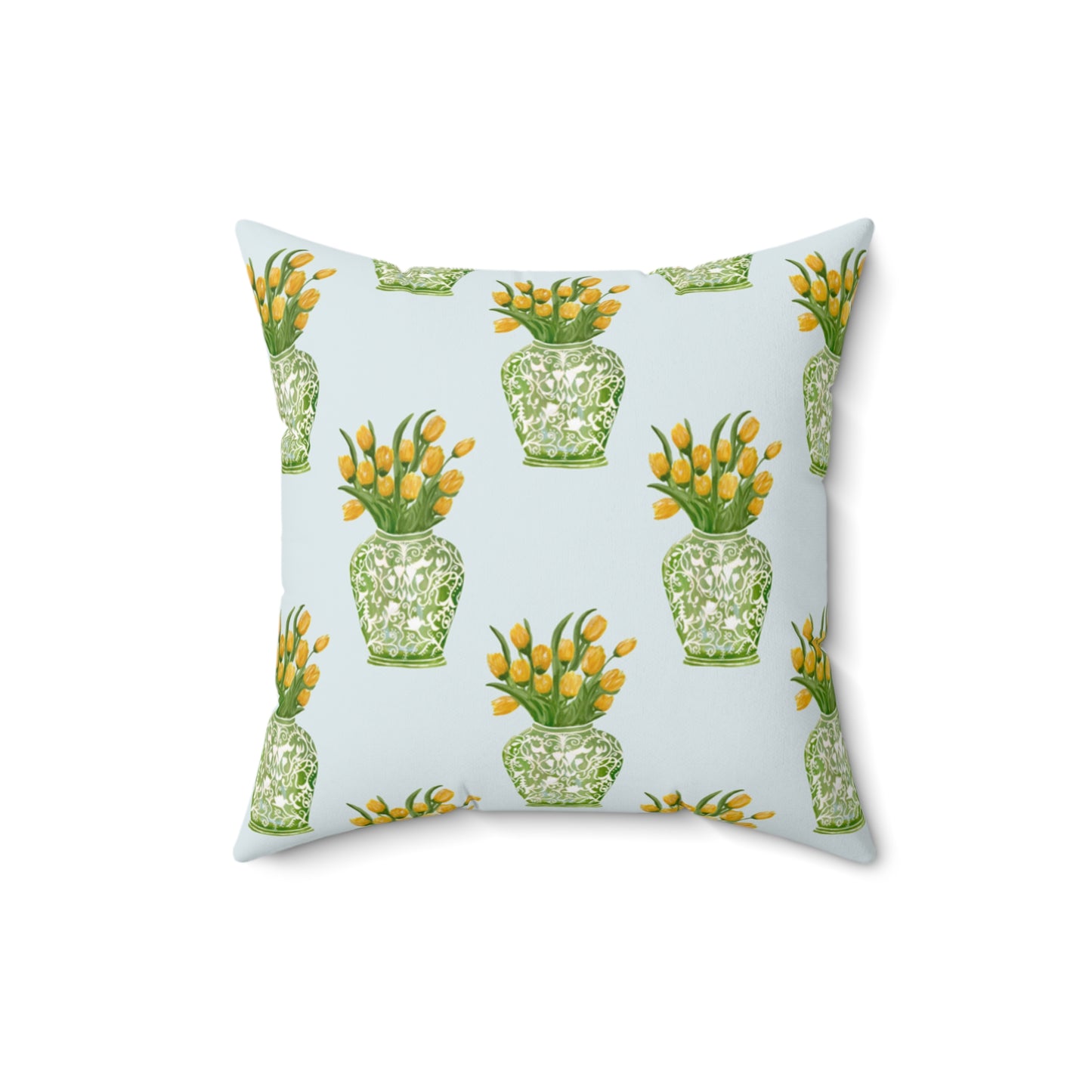 Tulip Haus Pattern Throw Pillow