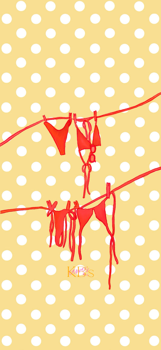 Polka Dot Bikini Wallpaper