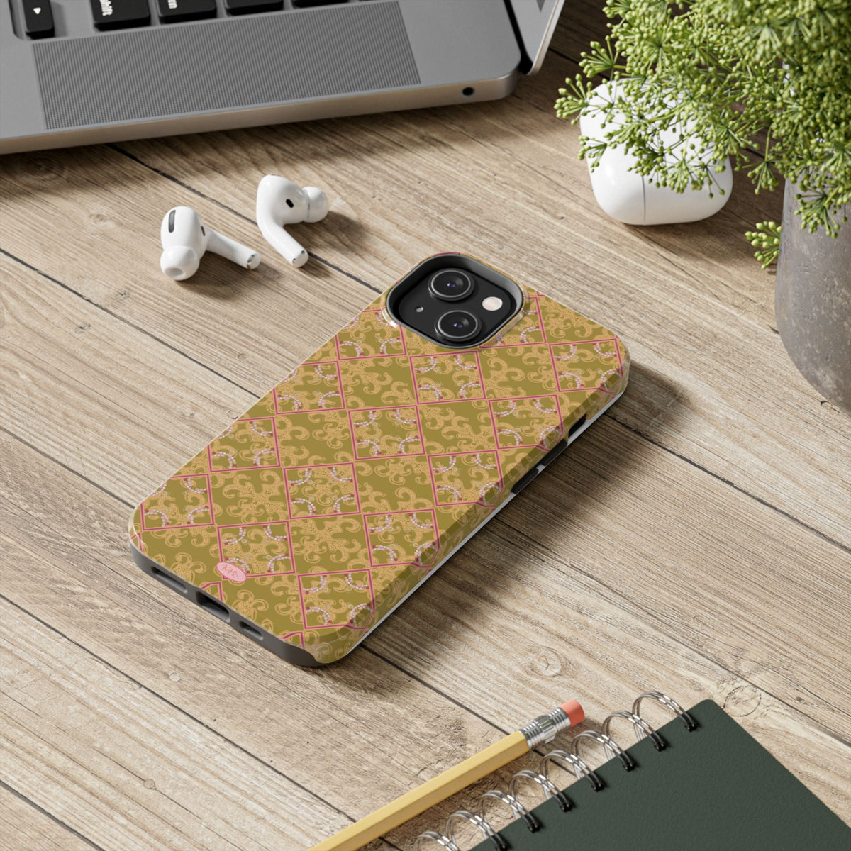 Pearl Trellis Tough Case for iPhone
