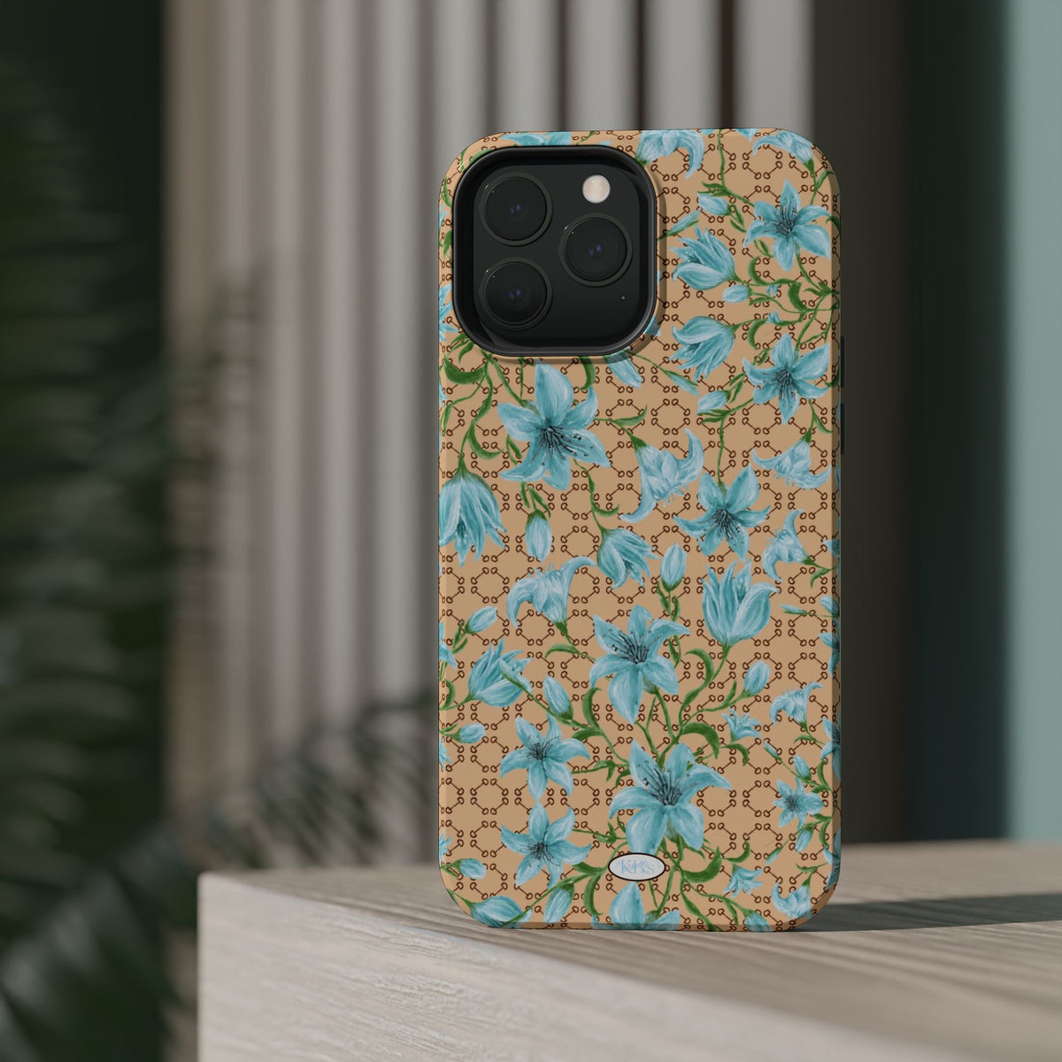 Horsebit Fleur Mag Safe Case for iPhone