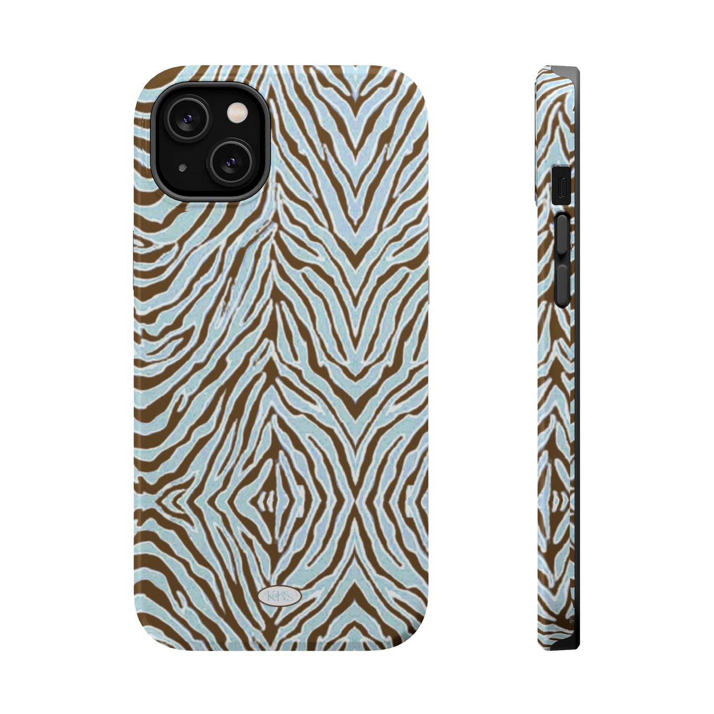 Zebra Bleu Mag Safe Case for iPhone