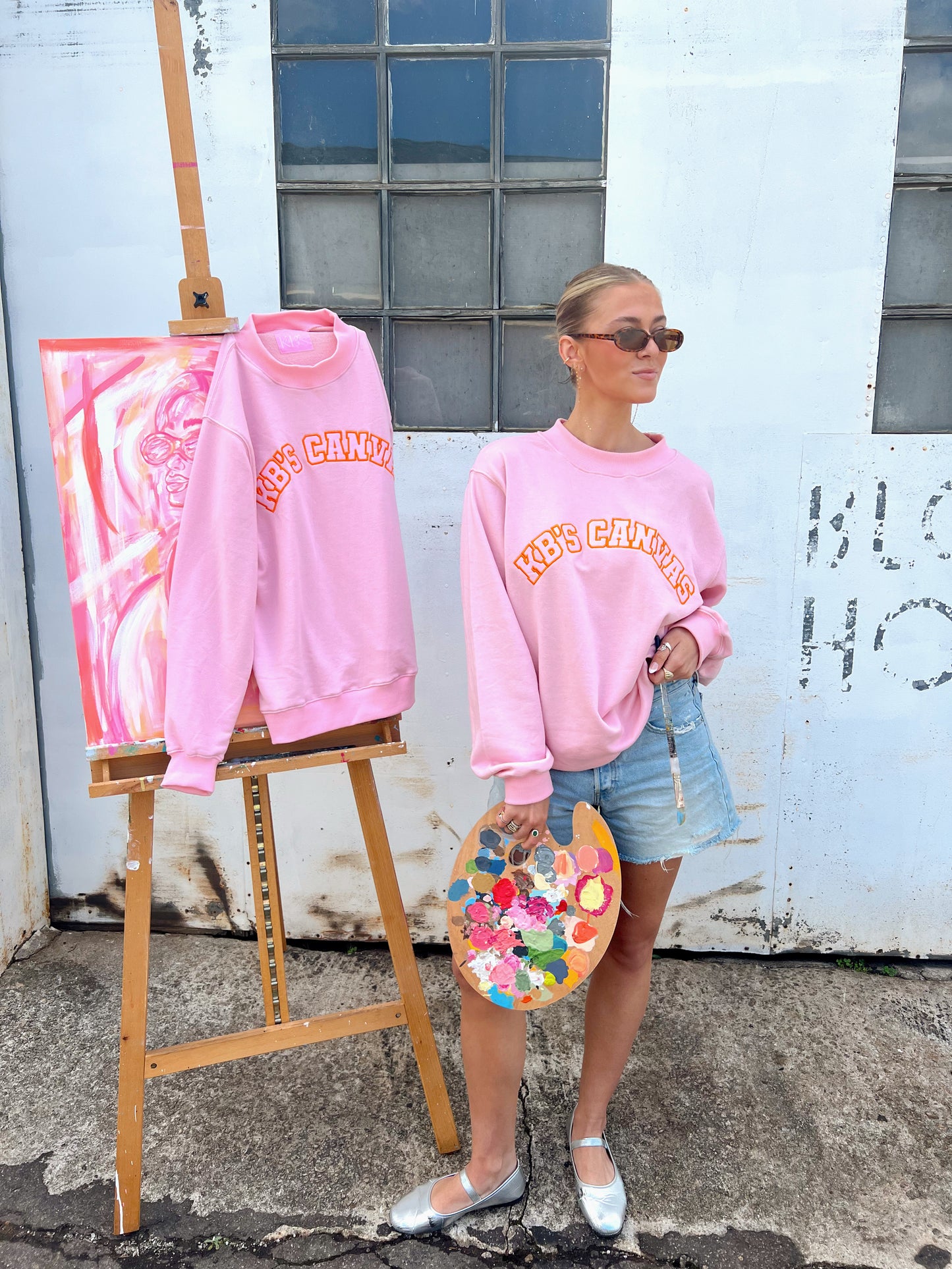 KB’s Canvas Oversized Mockneck