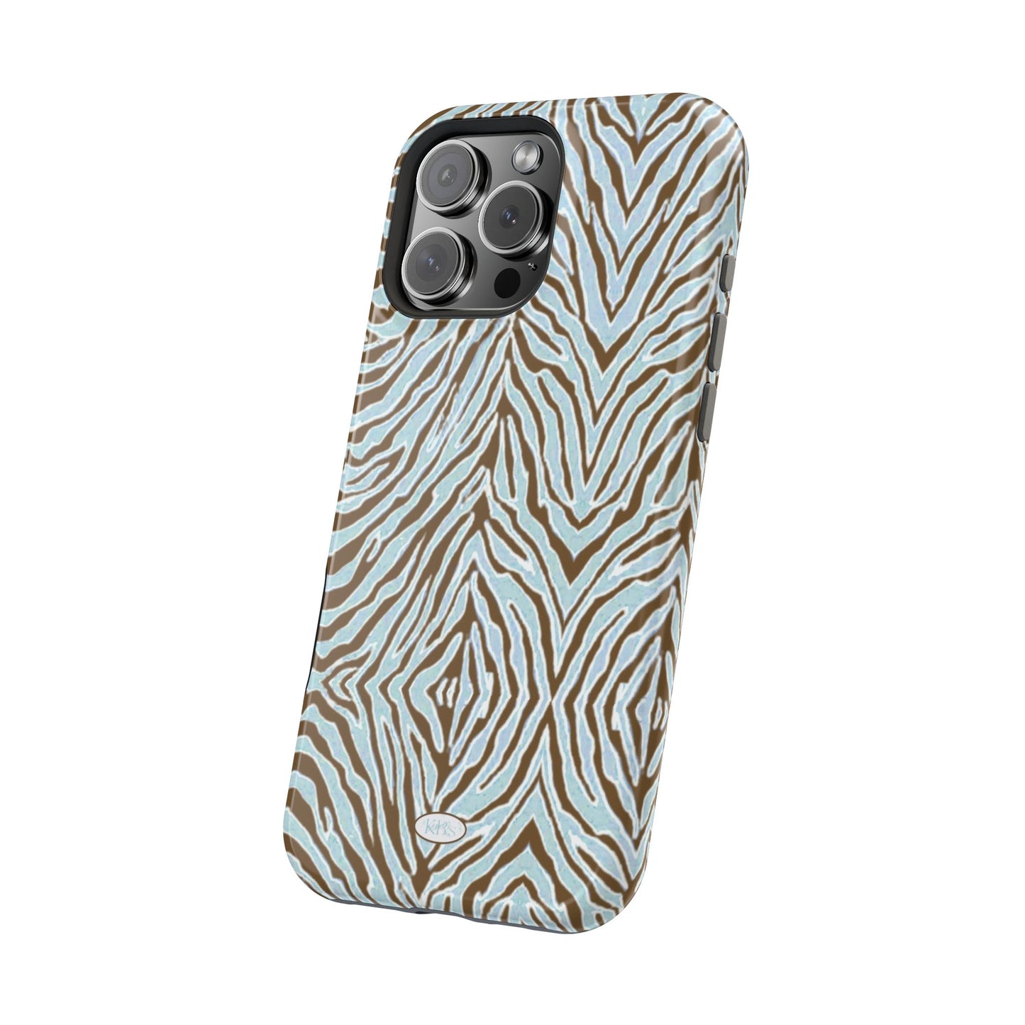 Zebra Bleu Mag Safe Case for iPhone