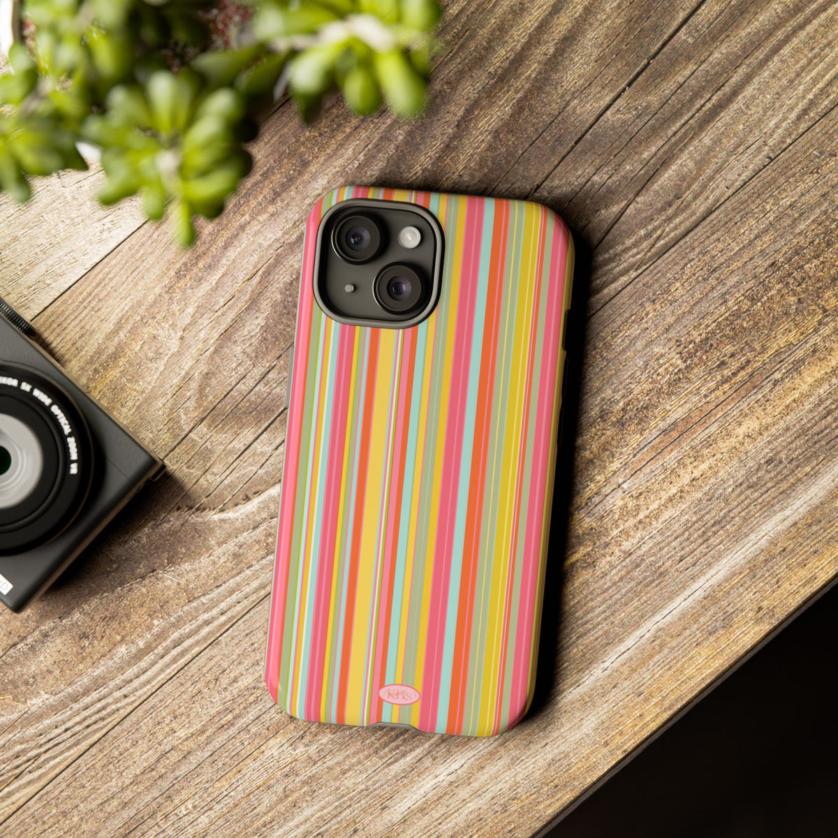 Poolside Stripe Tough Case for iPhone
