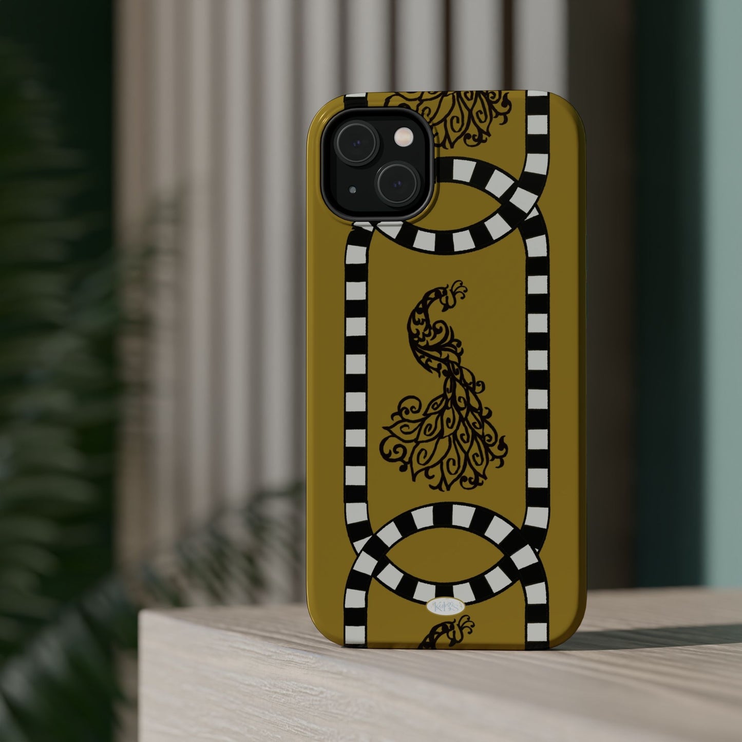 Feathered Stripe Mag Safe Case for iPhone