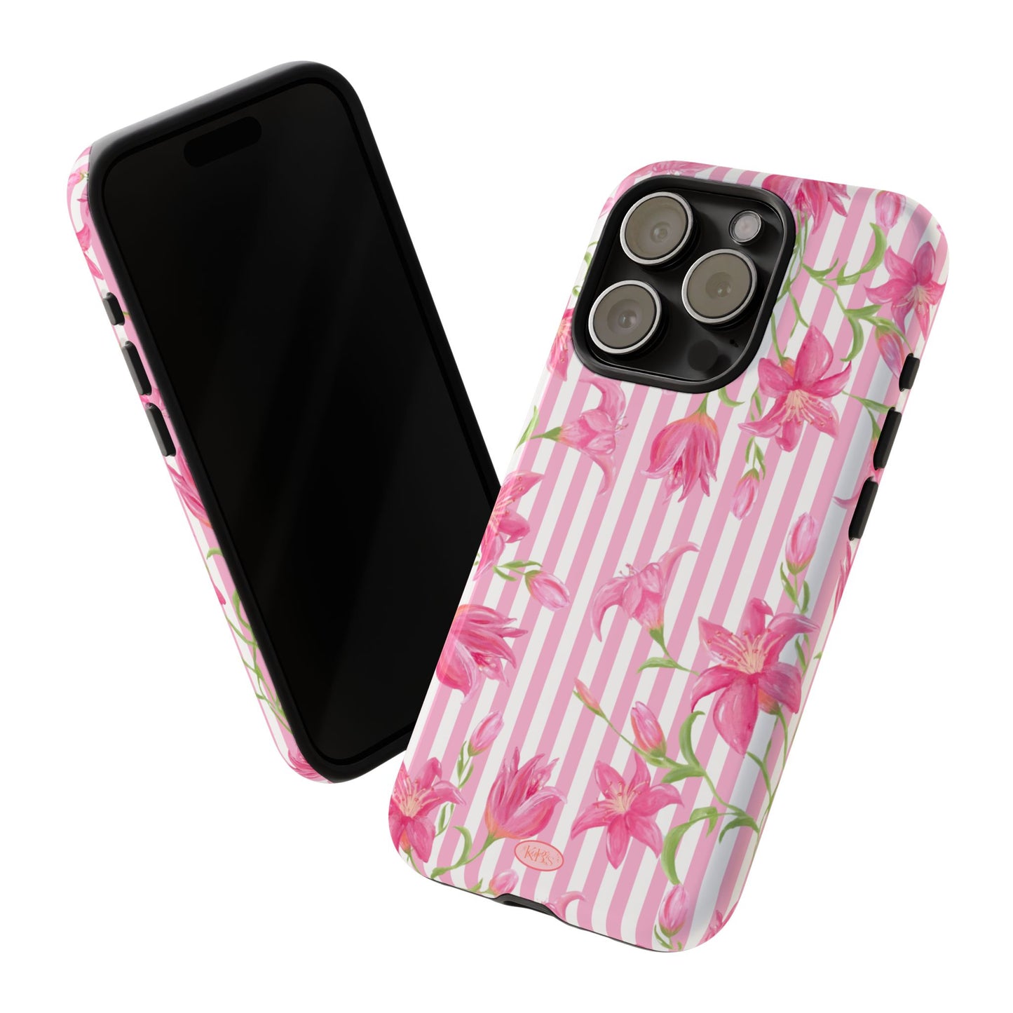 Azalea Stripe Tough Case for iPhone - Pink