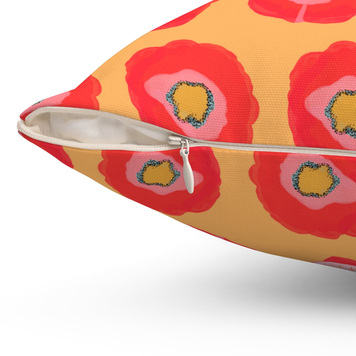 Poppy Fleur Throw Pillow