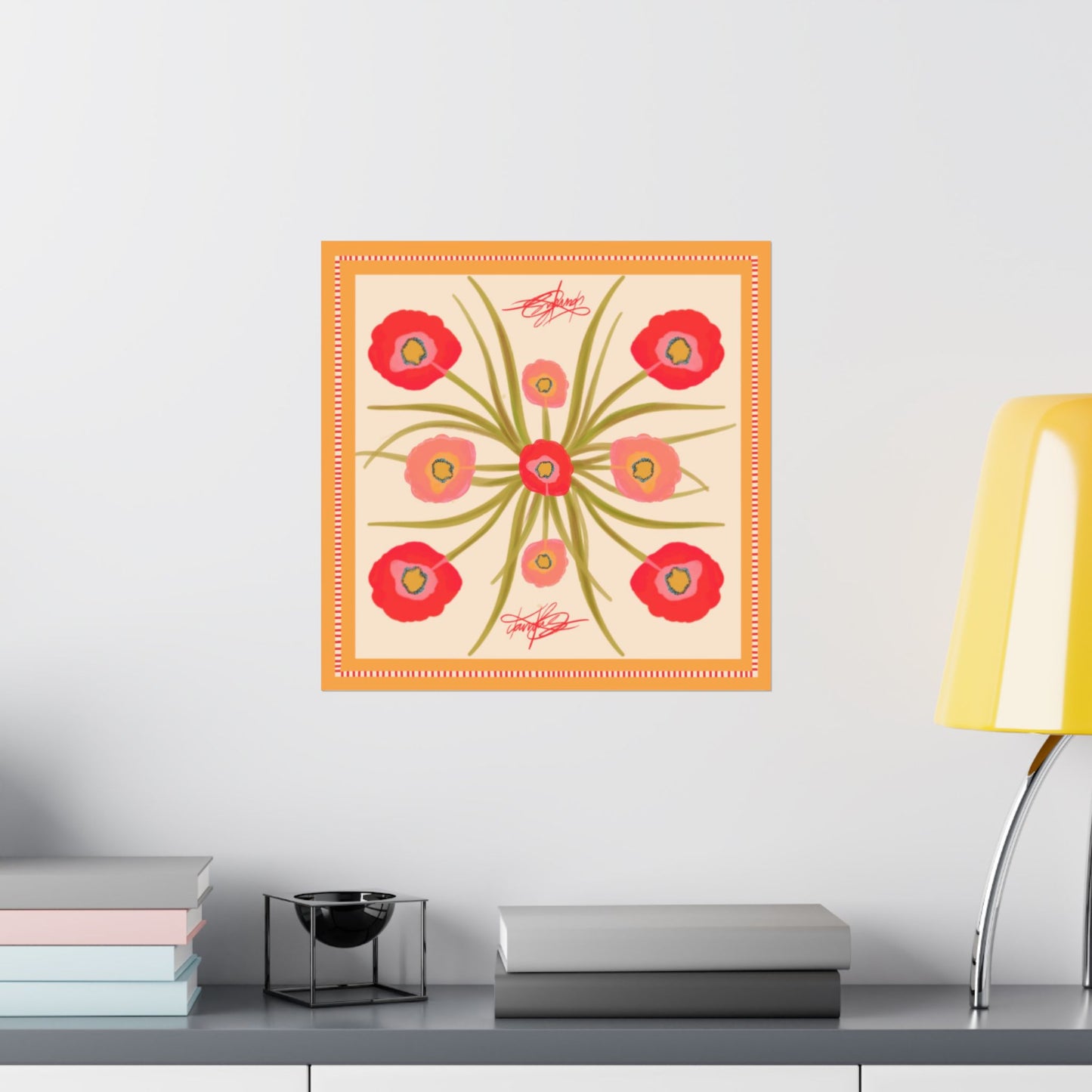 Poppy Fleur Scarf Photo Print