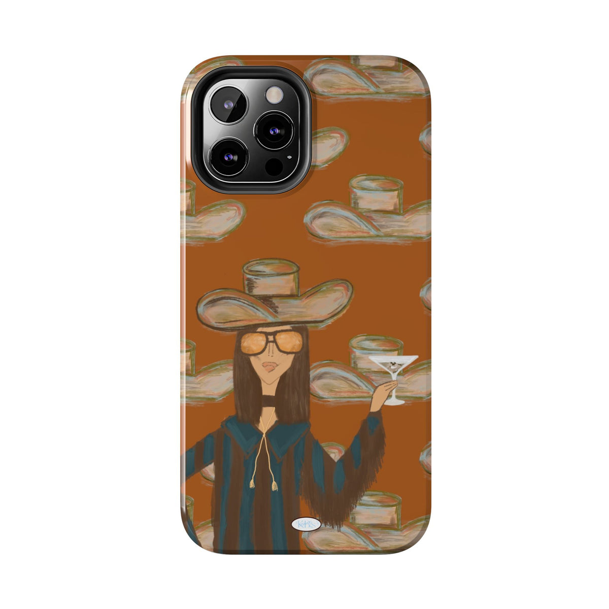 Cocktail Cowgirl Tough Case for iPhone