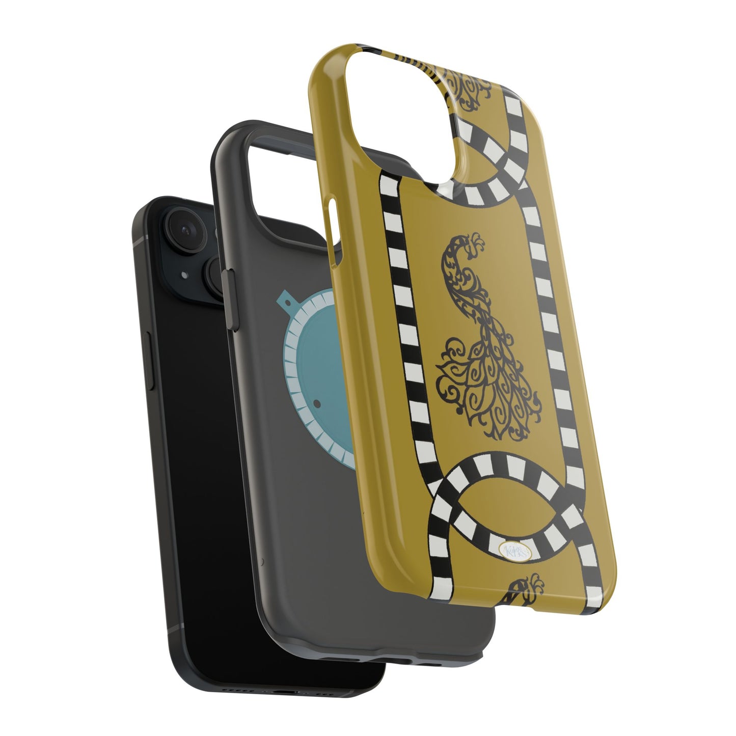 Feathered Stripe Mag Safe Case for iPhone
