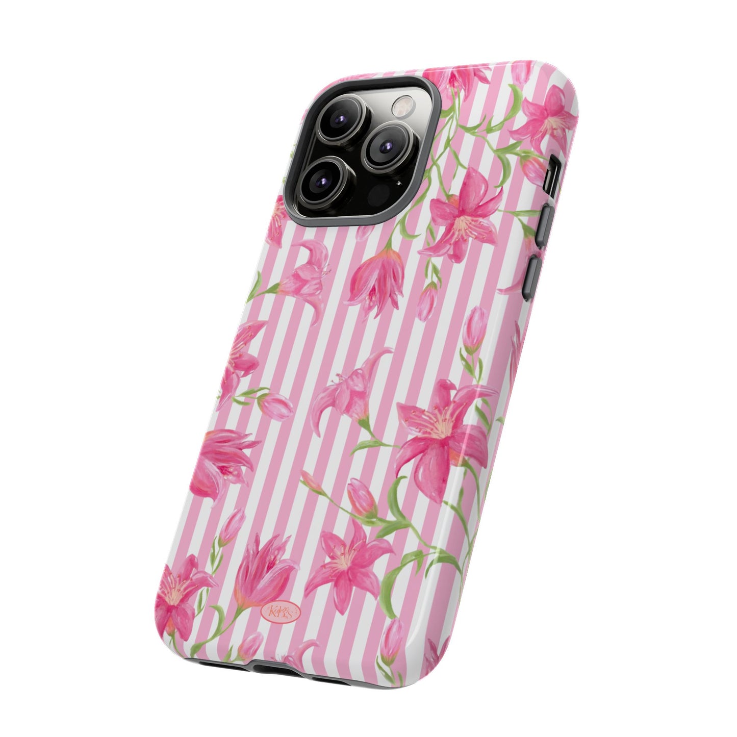 Azalea Stripe Tough Case for iPhone - Pink