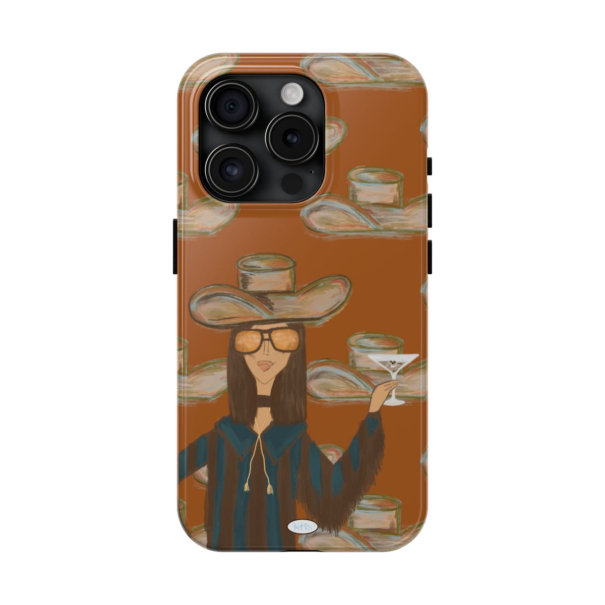 Cocktail Cowgirl Tough Case for iPhone