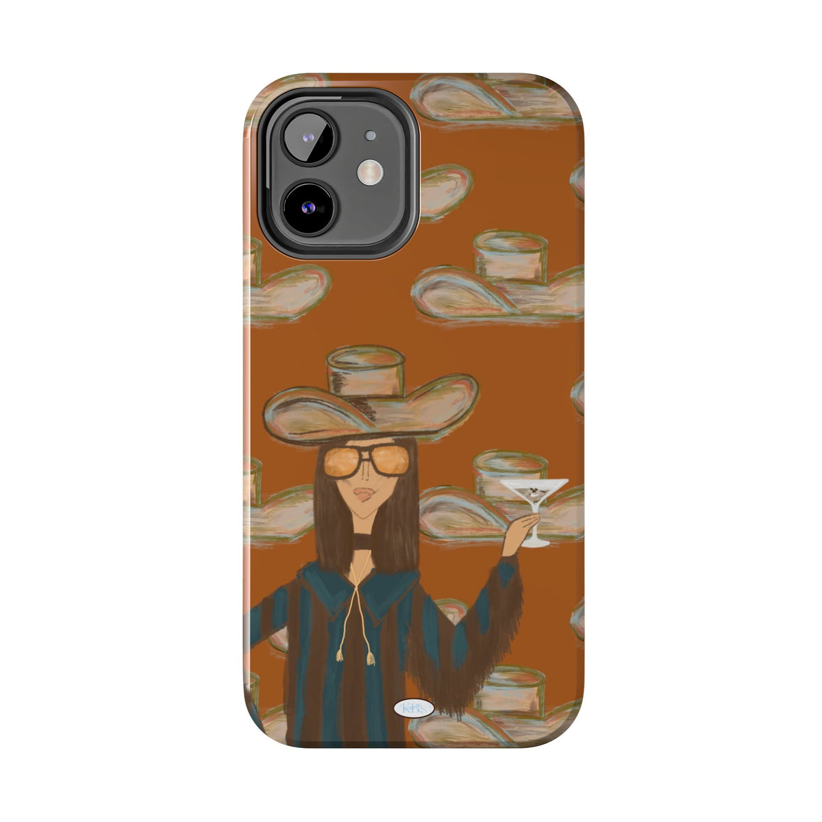 Cocktail Cowgirl Tough Case for iPhone