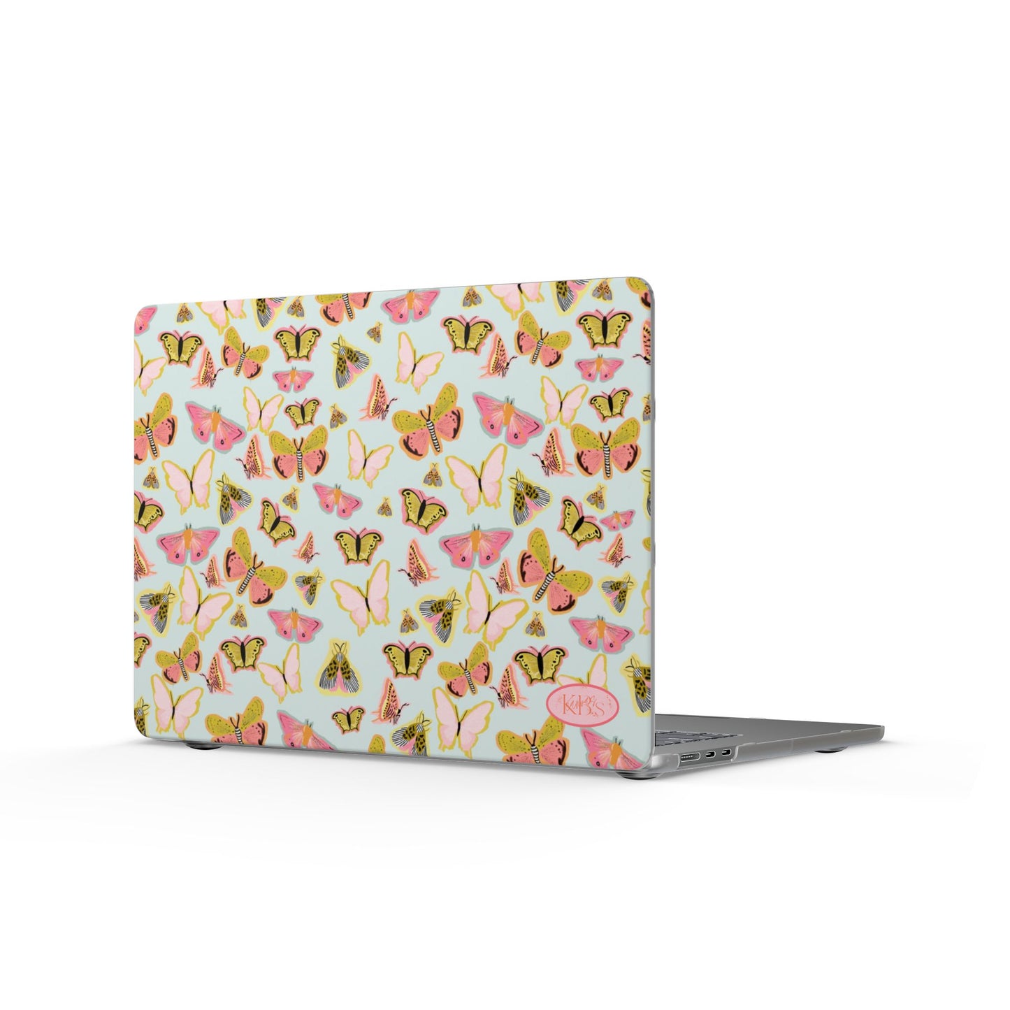 Butterfly Muse MacBook Case - Blue