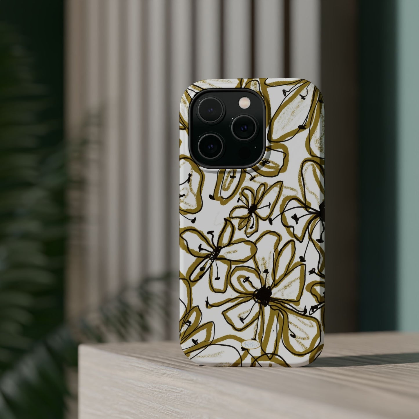 Floral Sketch Mag Safe Case for iPhone