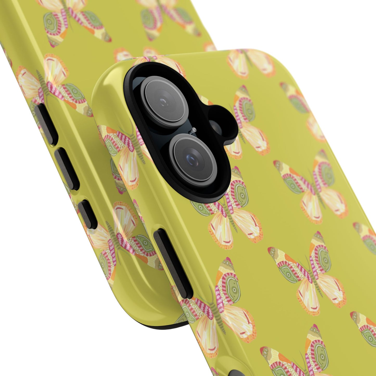 Flutter Pattern Tough Case - Green