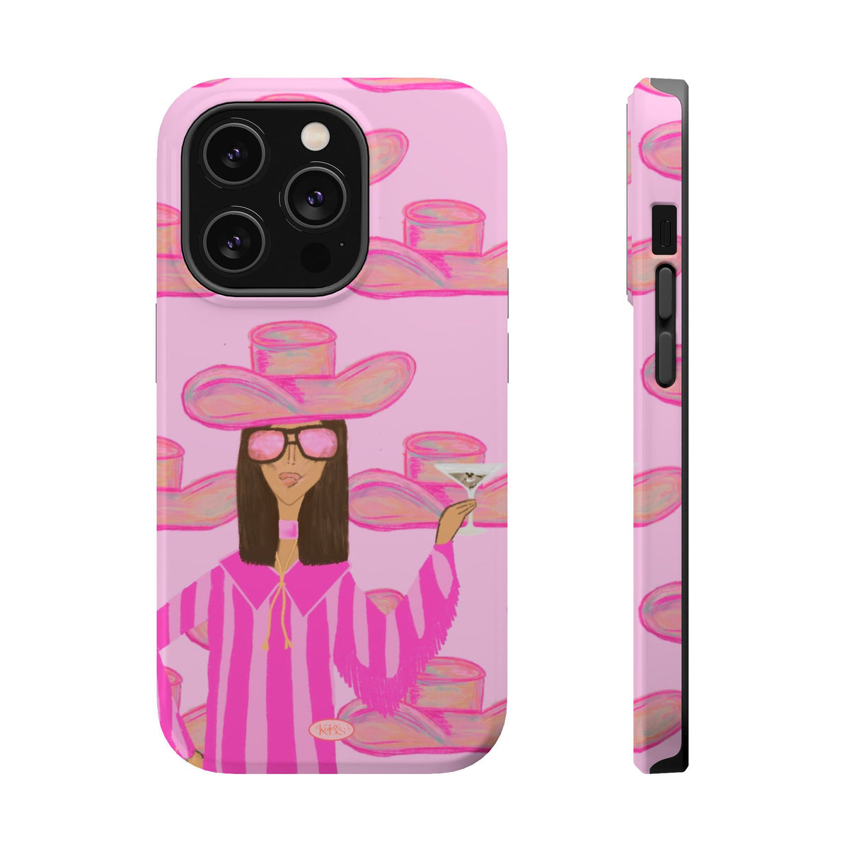 Cocktail Cowgirl MagSafe Case - Pink