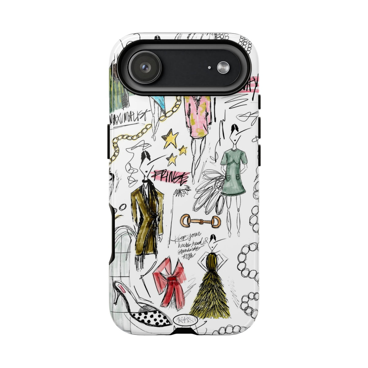 Fashion Sketch Tough Case for iPhone - Multi