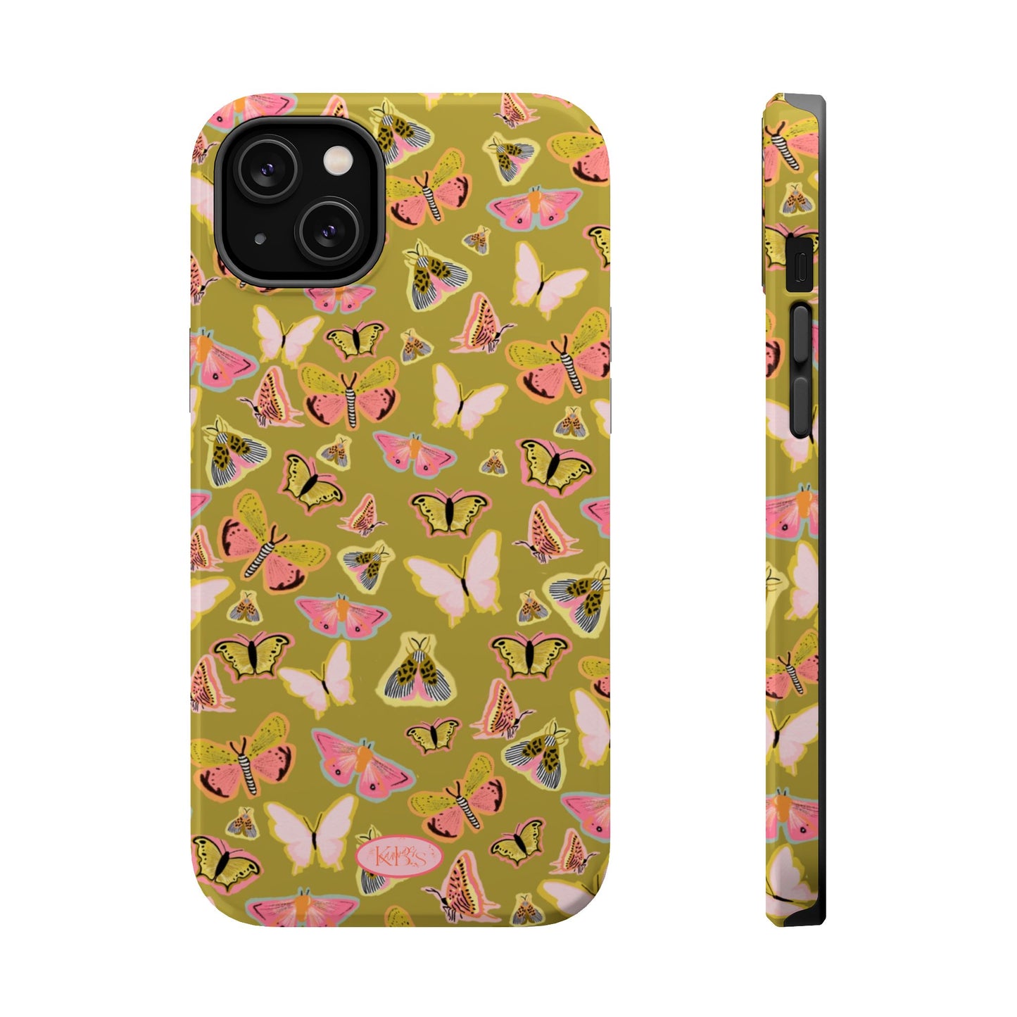 Butterfly Muse Mag Safe Case for iPhone - Green