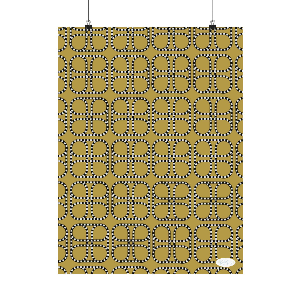 Looped Link Wall Print