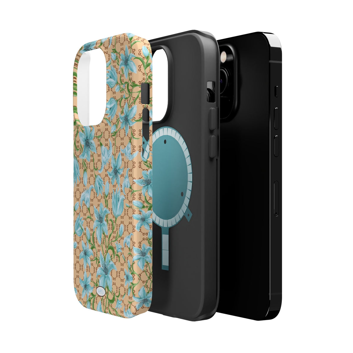 Horsebit Fleur Mag Safe Case for iPhone