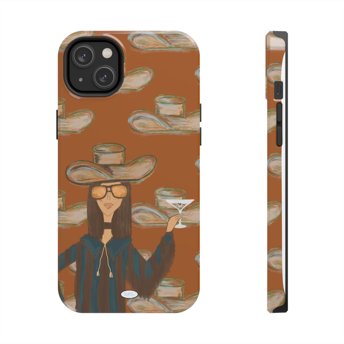 Cocktail Cowgirl Tough Case for iPhone