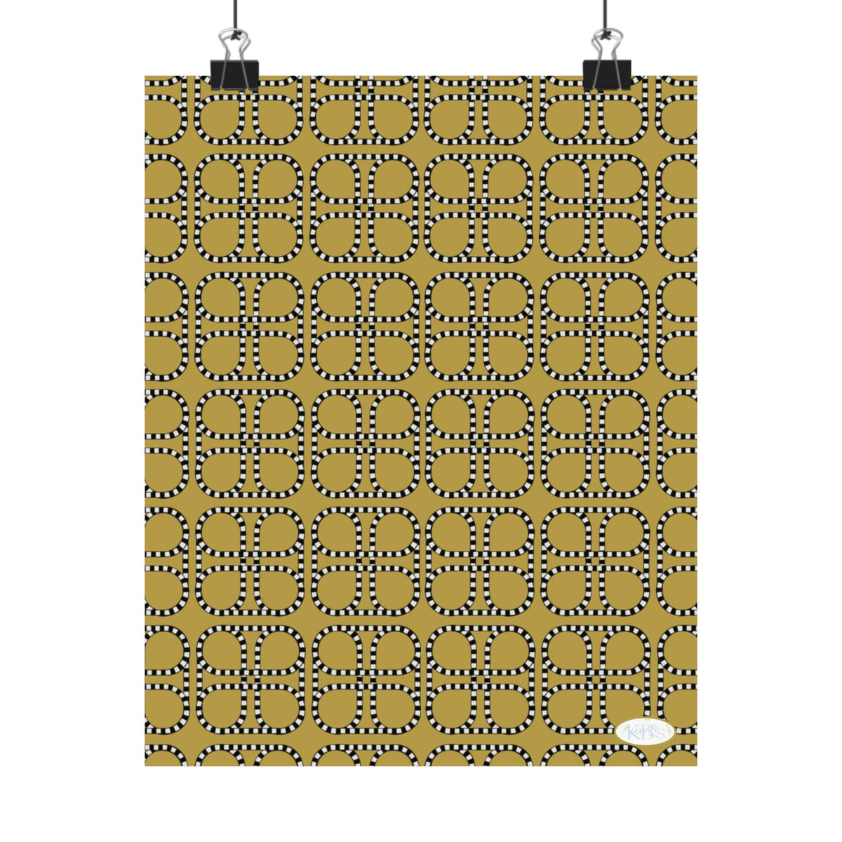 Looped Link Wall Print