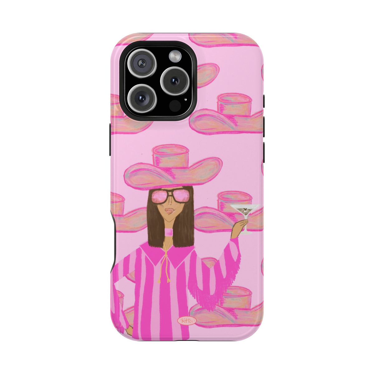 Cocktail Cowgirl MagSafe Case - Pink