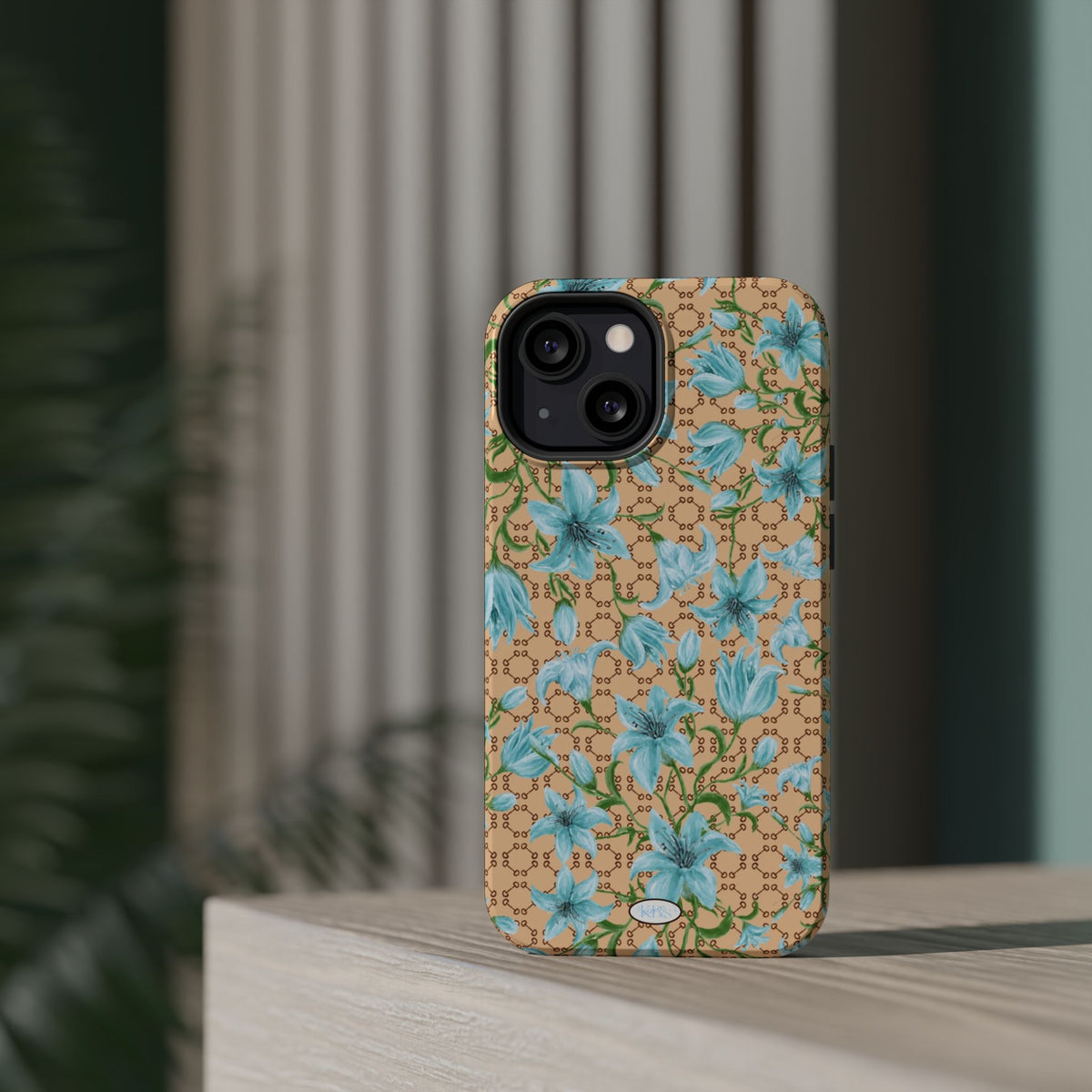 Horsebit Fleur Mag Safe Case for iPhone