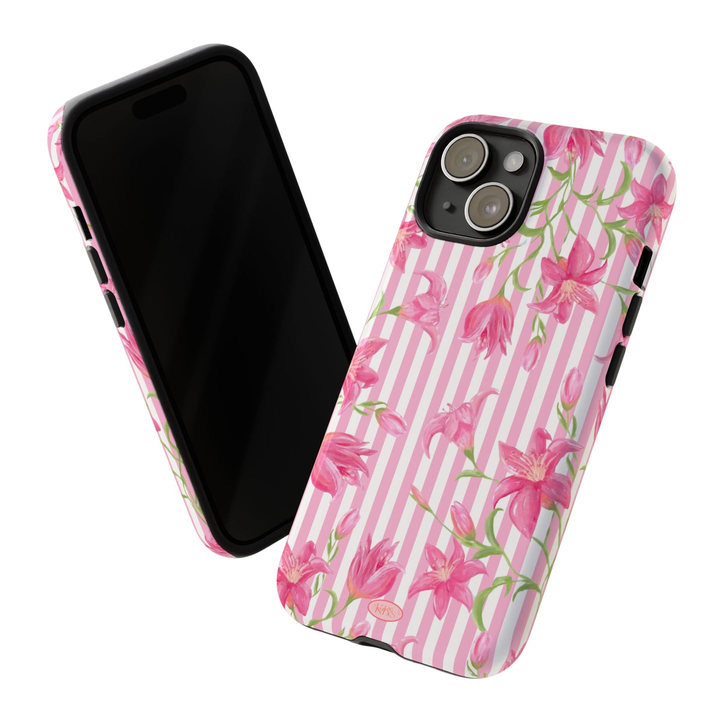 Azalea Stripe Tough Case for iPhone - Pink
