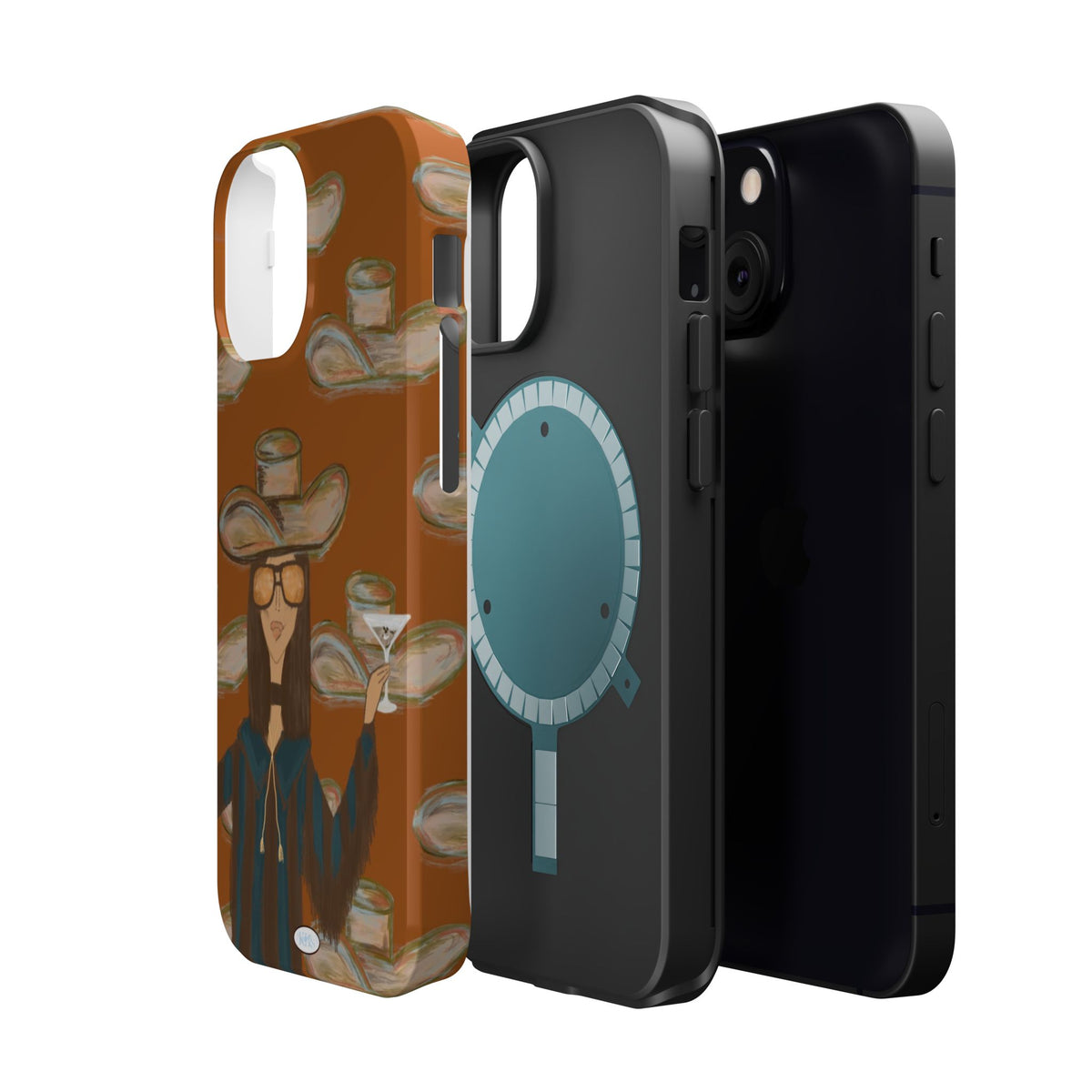 Cocktail Cowgirl Mag Safe Case for iPhone