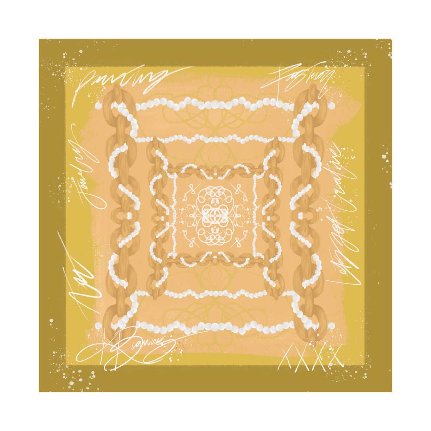 Maison Link Scarf Photo Print